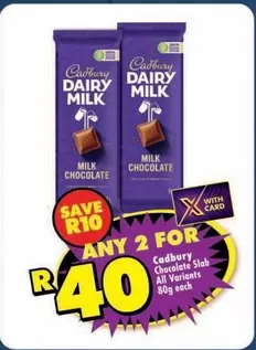 Cadbury - Dairy Milk Chocolate Slab
