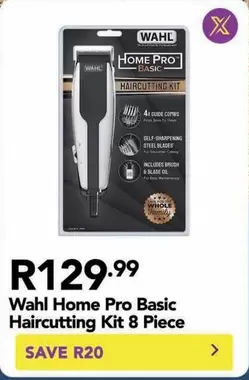 Wahl - Home Pro Basic Haircutting Kit 8 Piece