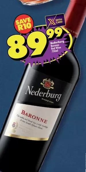 Nederburg - BARONNE Red Wine
