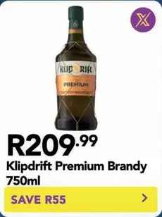 Klipdrift - Premium Brandy 750ml