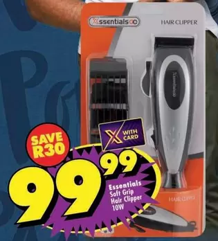 Essentials - Soft Grip Hair Clipper 10W