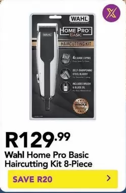 Wahl - Home Pro Basic Haircutting Kit 8-Piece