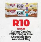 EVRY1 Sugar Free Chocolate Bars