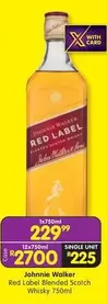 Johnnie Walker - Red Label Blended Scotch Whisky 750ml