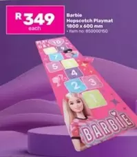 Barbie - Hopscotch Playmat 1800 x 600 mm