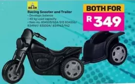 Racing Scooter and Trailer