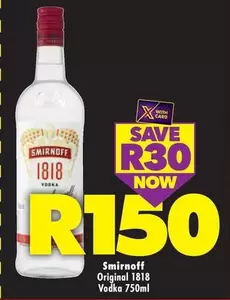 Smirnoff - Original 1818 Vodka