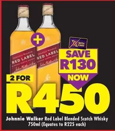 Johnnie Walker - Red Label Blended Scotch Whisky 750ml