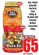 CAT - Smooth Apricot Jam & Smooth Peanut Butter