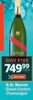 Mumm - Grand Cordon Champagne