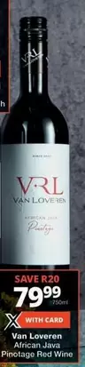 Van Loveren - African Java Pinotage Red Wine