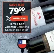 Torres San Valentin Garnacha Spanish Red Wine