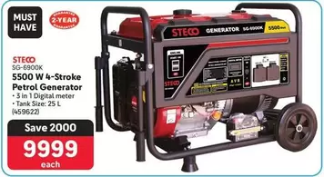 SG-6900K 5500 W 4-Stroke Petrol Generator