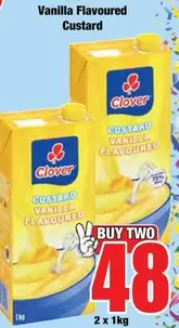 Clover - Custard Vanilla Flavoured