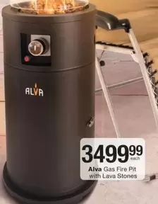 Alva - Gas Fire Pit with Lava Stones