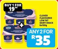 Clover - CLOVER FLAVOURED LOW FAT DAIRY SNACK