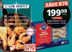 Cape Point - Frozen King Prawns 16/20