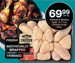 Farmer's Choice - Fresh Chicken Braai Pack