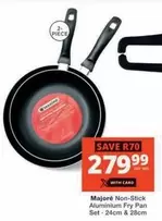Pan - Non-Stick Aluminium Fry Set