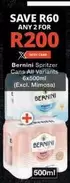 Bernini - Spritzer Cans