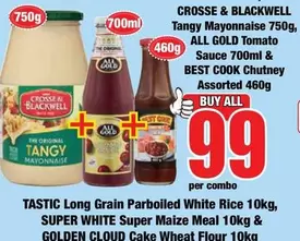 Tastic - Tangy Mayonnaise, Tomato Sauce & Chutney
