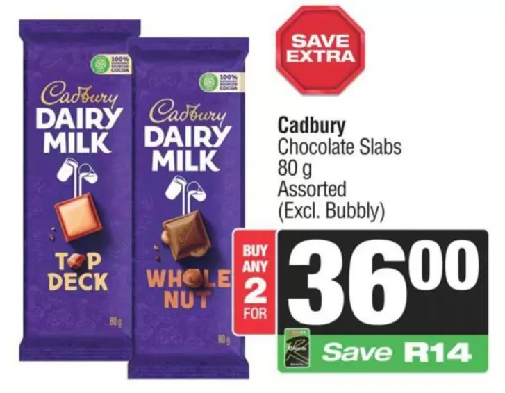 Cadbury - Chocolate Slabs