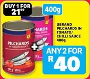 PILCHARDS IN TOMATO/CHILLI SAUCE