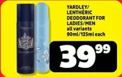 Yardley - Deodorant