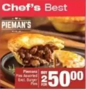 Chef - Pies Assorted