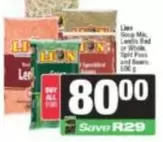 Lion - Lentils, Split Peas, Beans