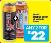 Score - ENERGY DRINK