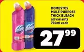 Domestos - MULTIPURPOSE THICK BLEACH