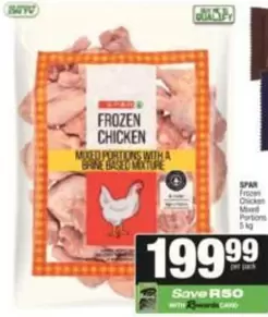 Spar - Frozen Chicken Mixed Portions
