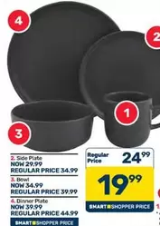 Dinner Plate, Side Plate, Bowl