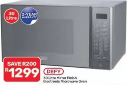 Defy - 30 Litre Mirror Finish Electronic Microwave Oven