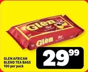Glen - AFRICAN BLEND TEA BAGS
