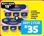 Clover - FLAVOURED LOW FAT YOGHURT