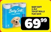 Baby Soft - 2-PLY TOILET ROLLS