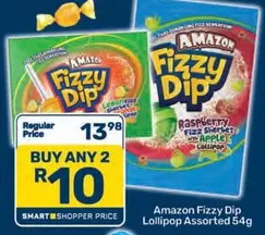 Apple - Fizzy Dip Lollipop