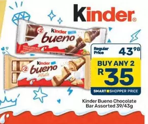 Kinder -  Bueno Chocolate Bar Assorted