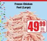 Frozen -  Chicken Feet (Large)