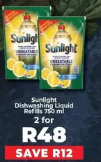 Sunlight - Dishwashing Liquid Refills