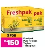 Freshpak - Pure Rooibos Tagless Teabag