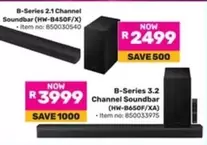 Samsung - B-Series 2.1 Channel Soundbar (HW-B450/F/X)