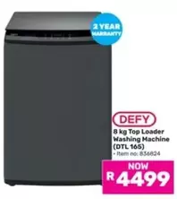 Defy - 8 kg Top Loader Washing Machine (DTL 165)