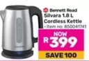 Silvara 1.8 L Cordless Kettle Item no: 850041741