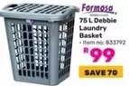 75 L Debbie Laundry Basket