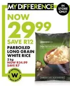 PARBOILED LONG GRAIN WHITE RICE