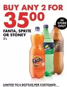 Coca cola - FANTA, SPRITE OR STONEY