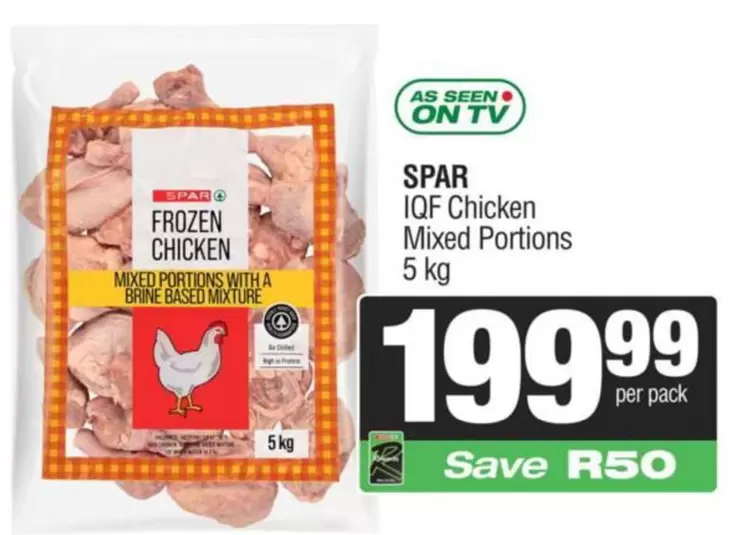 Spar - IQF Chicken Mixed Portions
